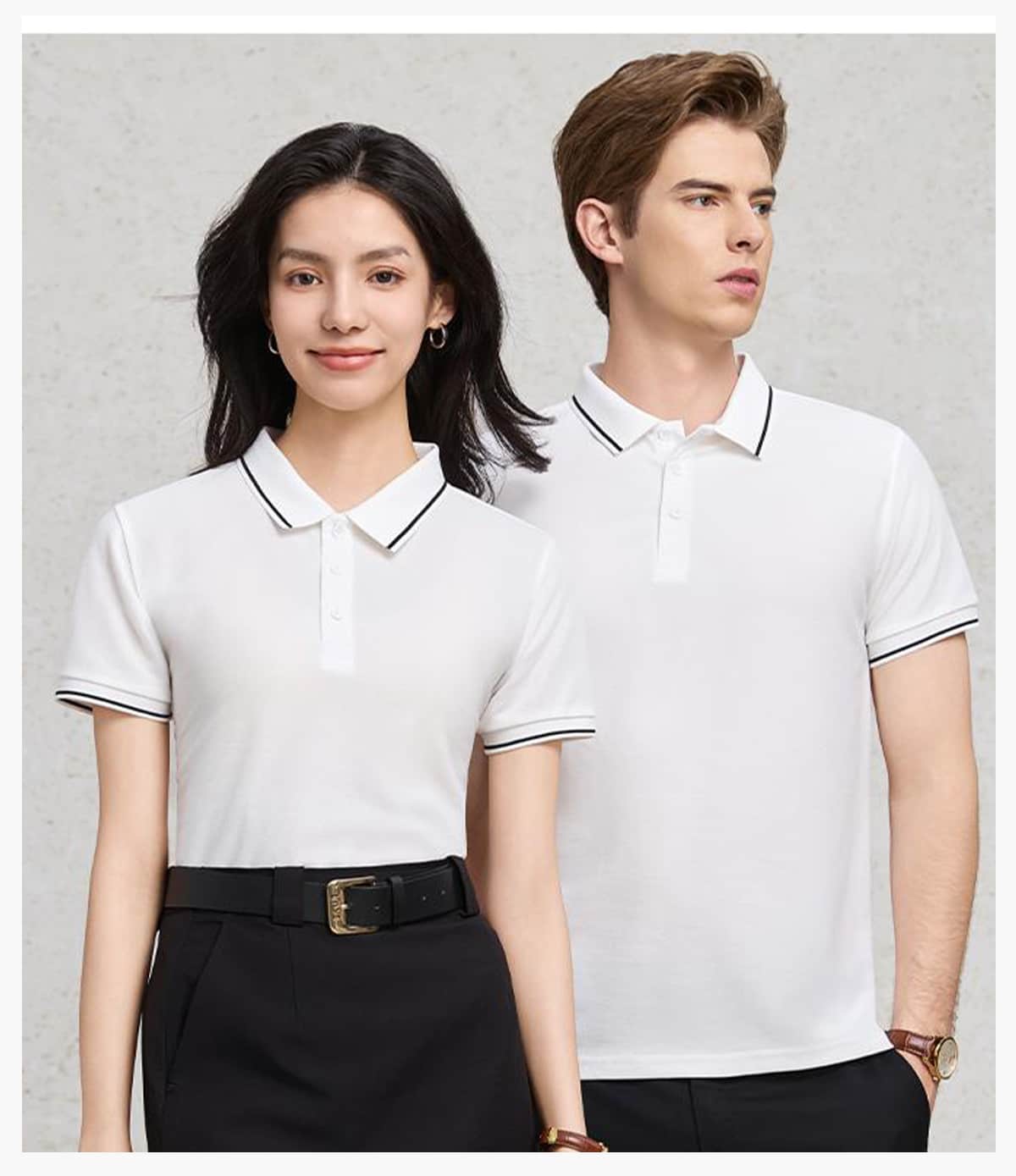 #S9201 Polyester 220GSM Contrast Collar Polo Shirt 26