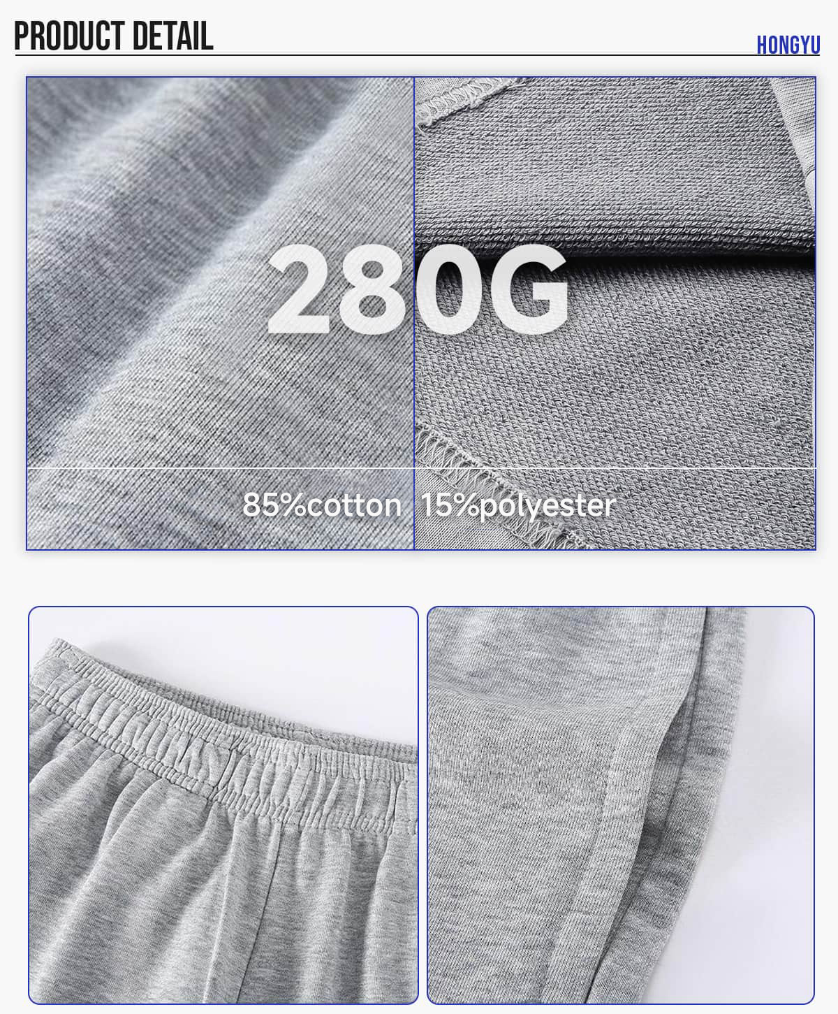 #U-U2525 Lightweight Terry 280GSM Breathable Shorts 14
