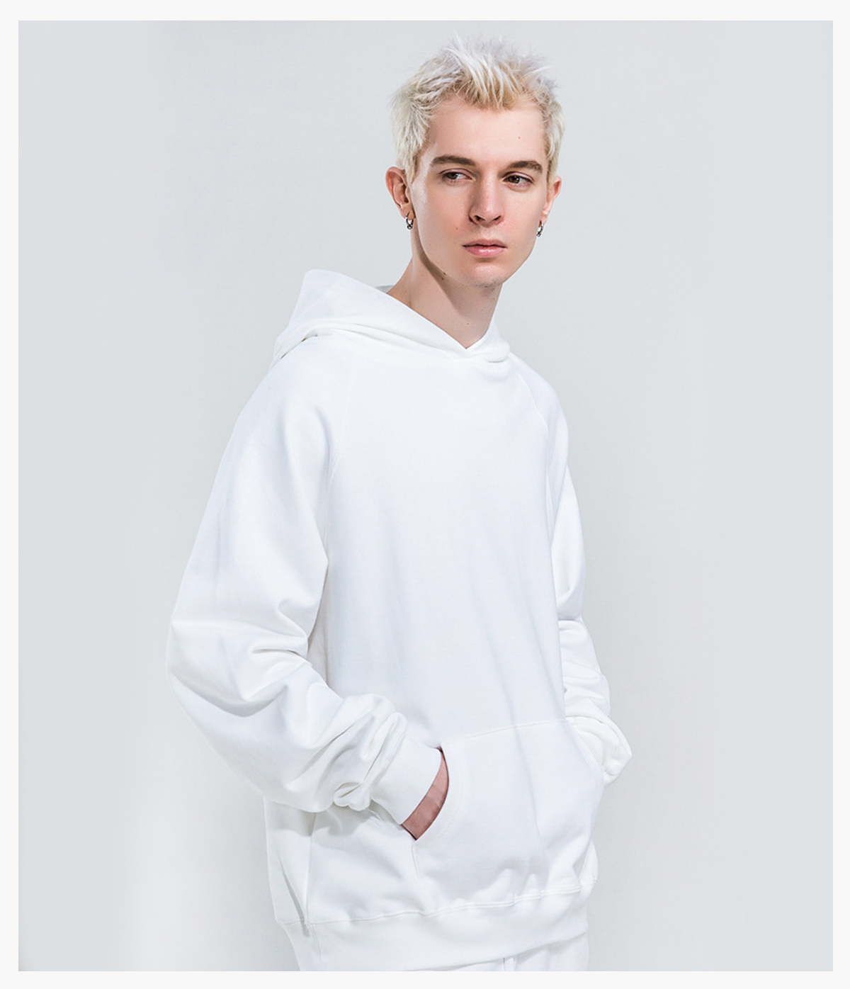 #WM-460G Heavy 100%Cotton Terry Oversized Hoodie 20