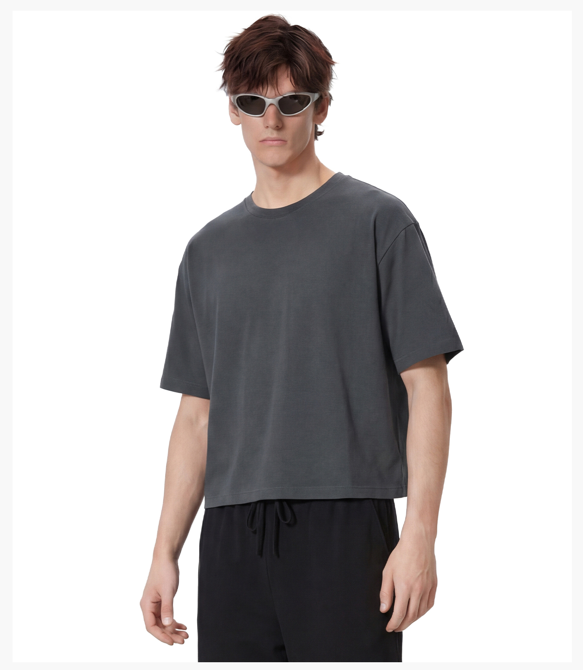 #2612 Sorona Cooling 240G Boxy Crop T-Shirt 21