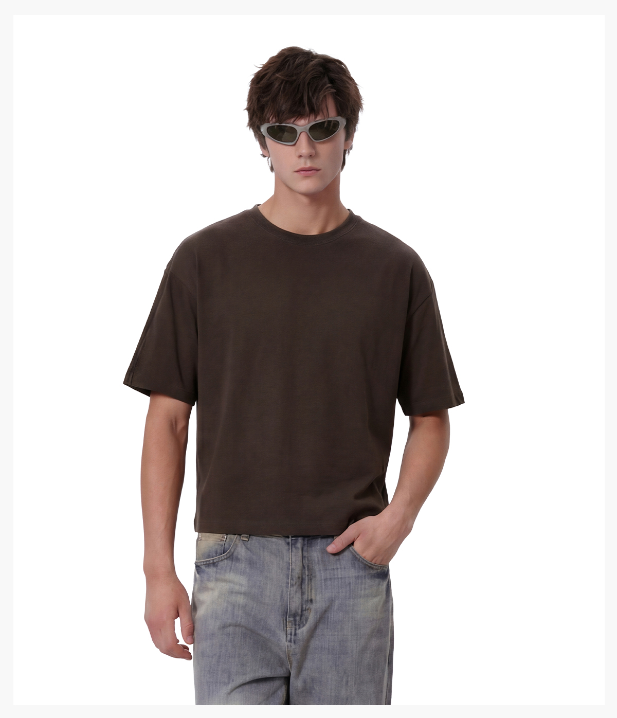 #2612 Sorona Cooling 240G Boxy Crop T-Shirt 23