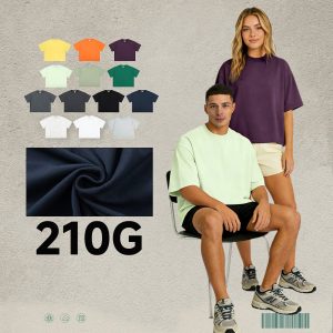 #T1803 Outdoor Boxy Fit 210G Crop T-Shirt