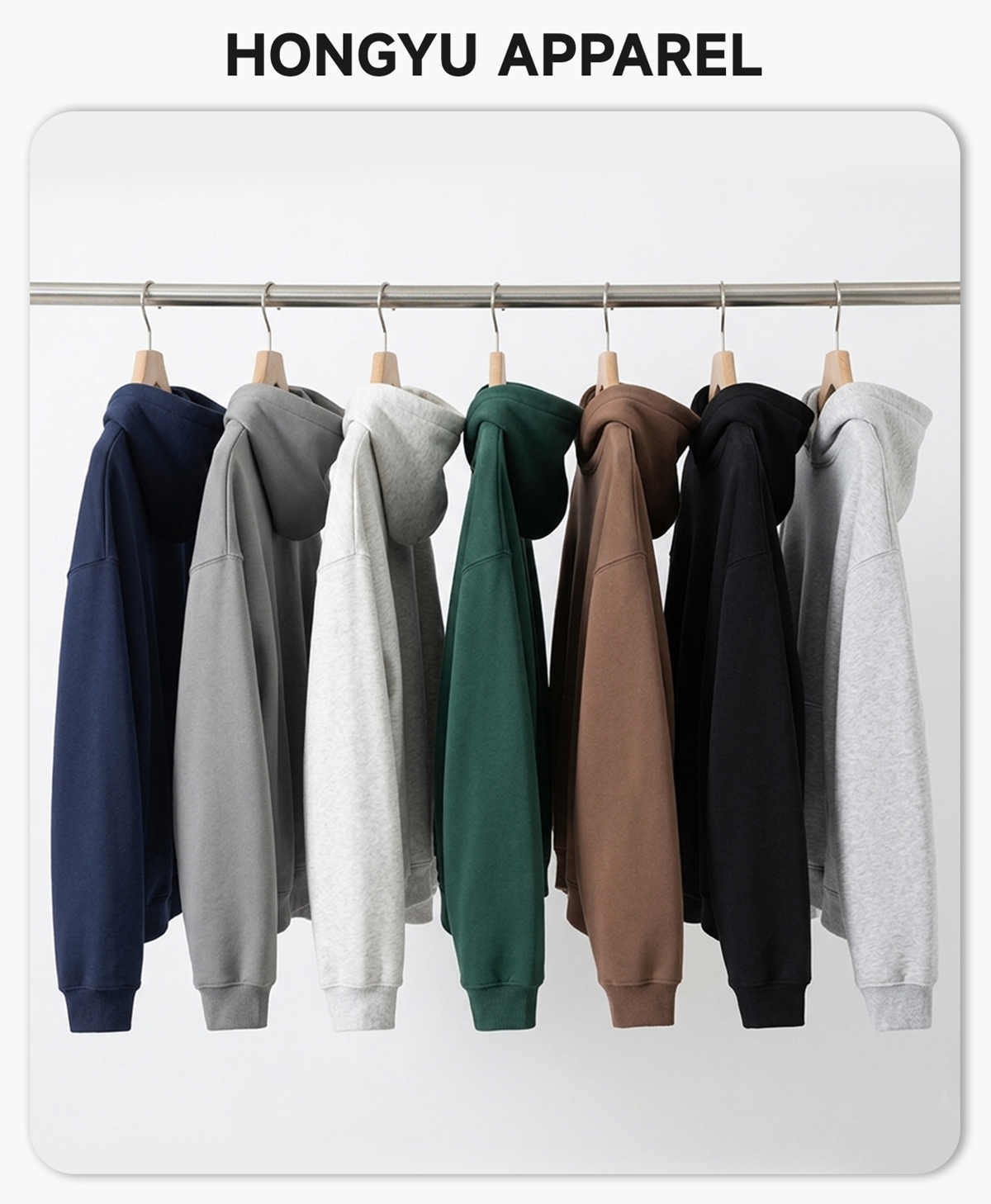 #2701 Fleece 350Gsm Oversized Boxy Fit Crop Hoodie 4