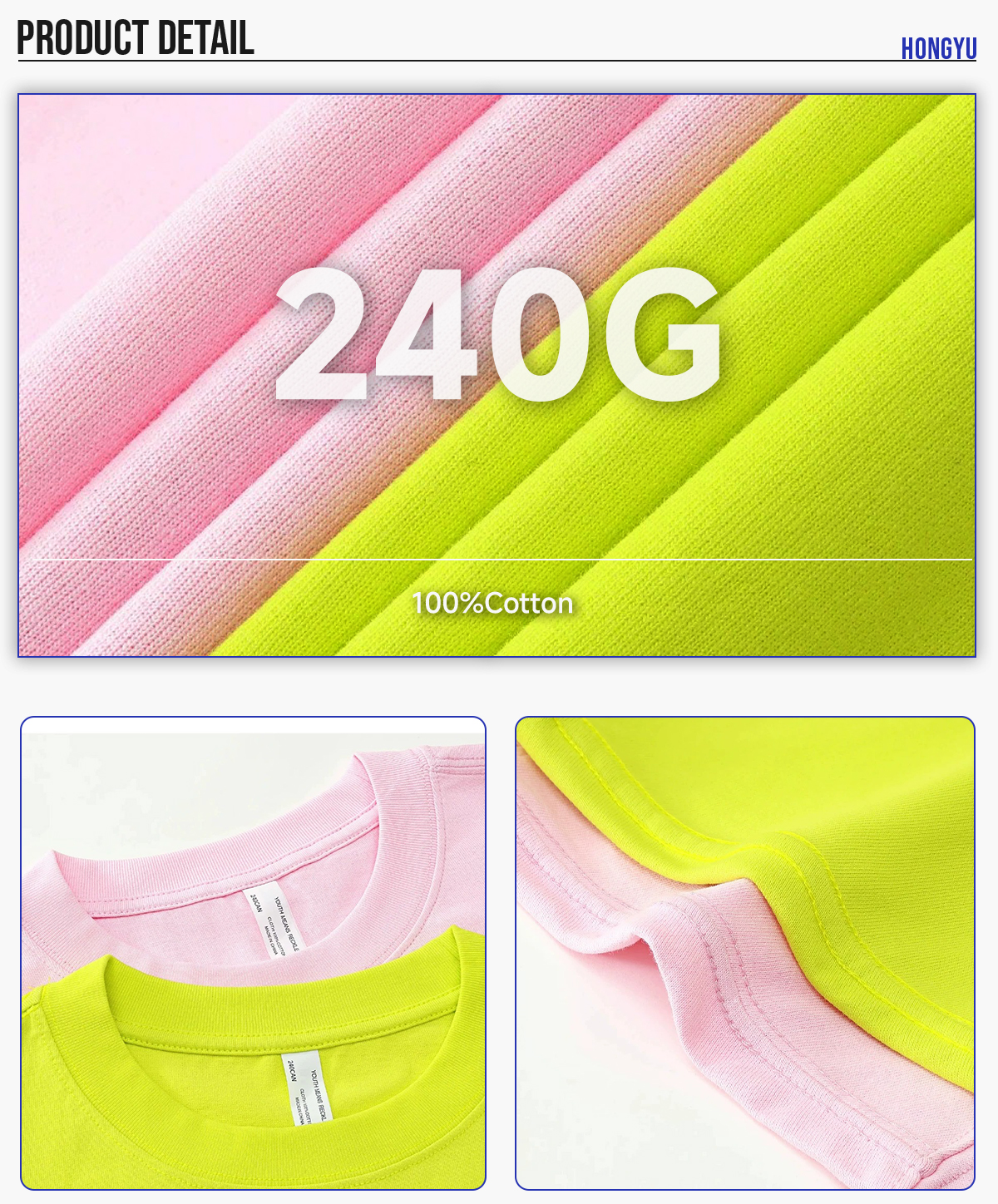 #BT240301 Kids' Oversized 240Gsm Cotton T-Shirt 14