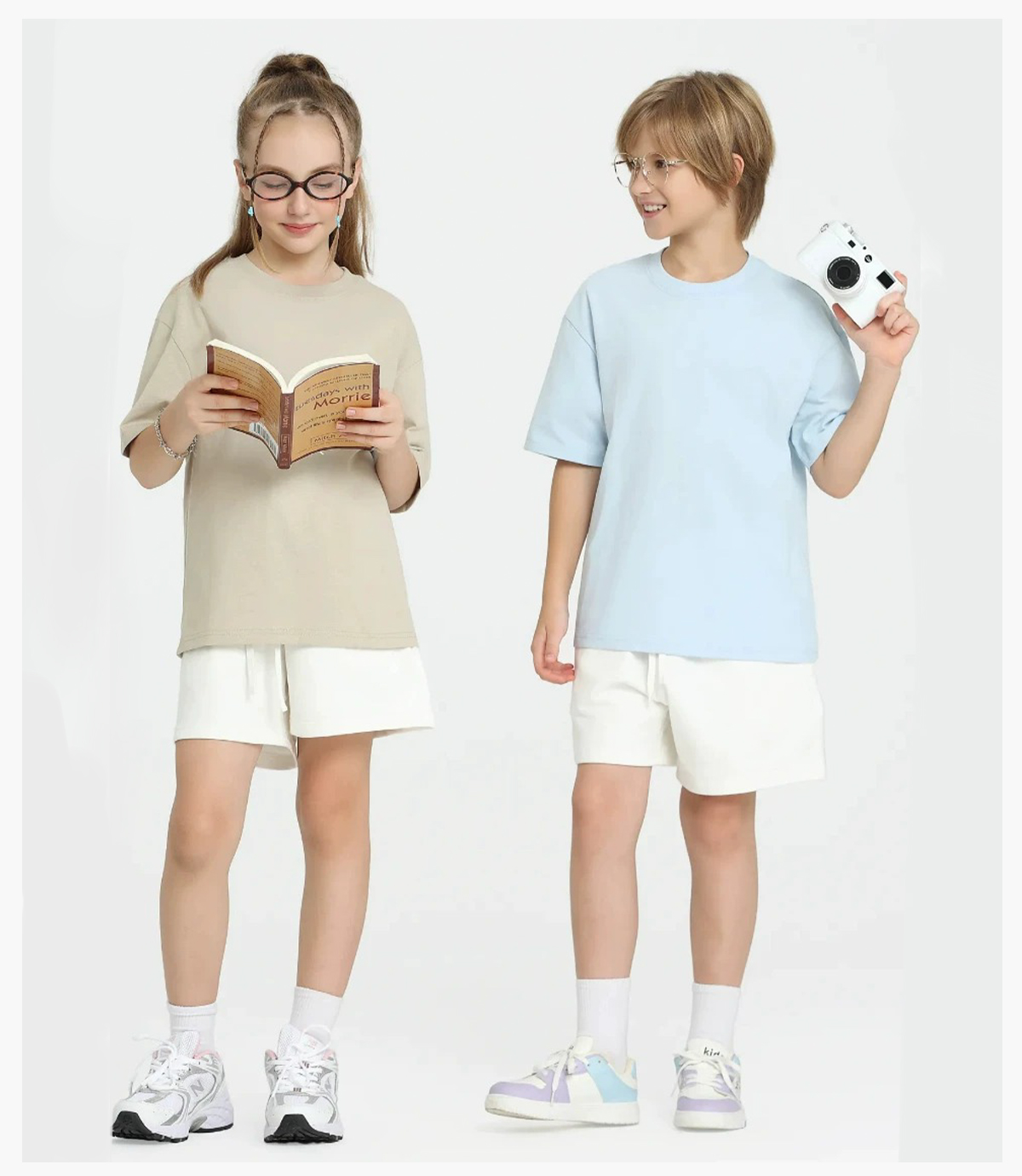 #BT240301 Kids' Oversized 240Gsm Cotton T-Shirt 20