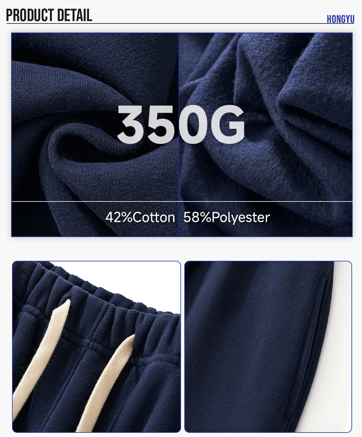 #DW793 Heavy 350Gsm Fleece Oversized Sweatpant 12