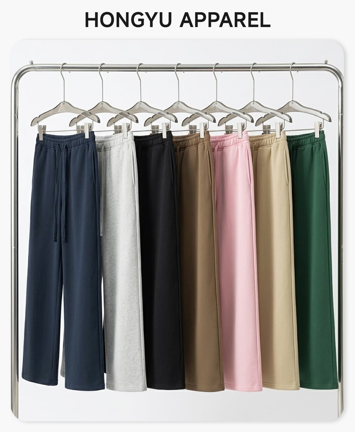 #DW795 Heavy 350Gsm Fleece Oversized Wide-Leg Pants 4