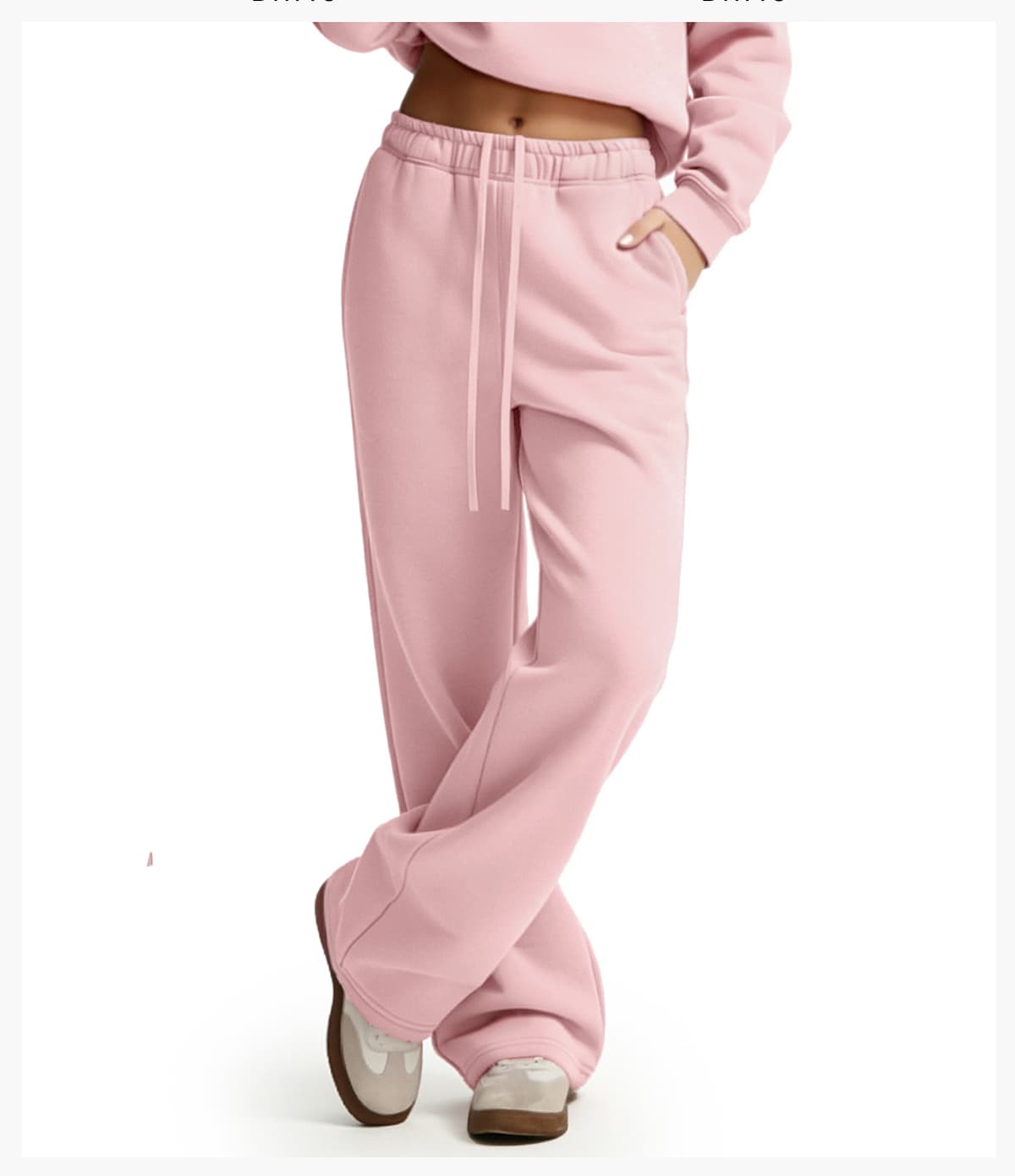 #DW795 Heavy 350Gsm Fleece Oversized Wide-Leg Pants 22