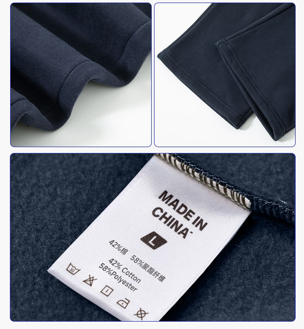 #DW795 Heavy 350Gsm Fleece Oversized Wide-Leg Pants 14