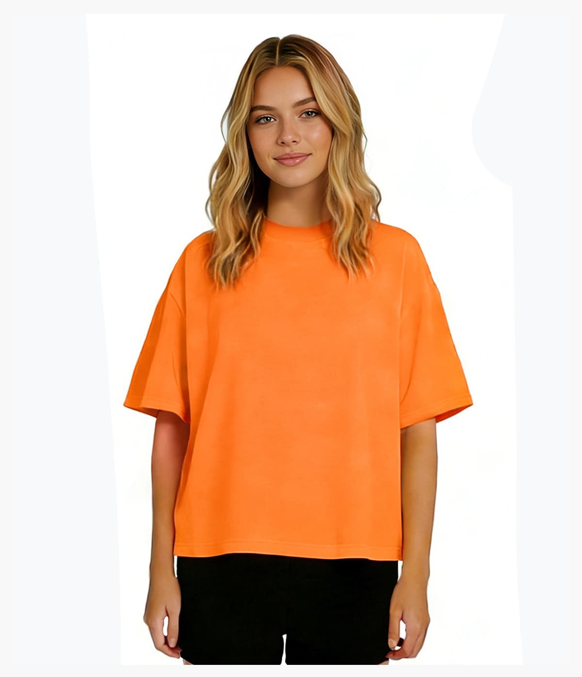 #T1803 Outdoor Boxy Fit 210G Crop T-Shirt 24