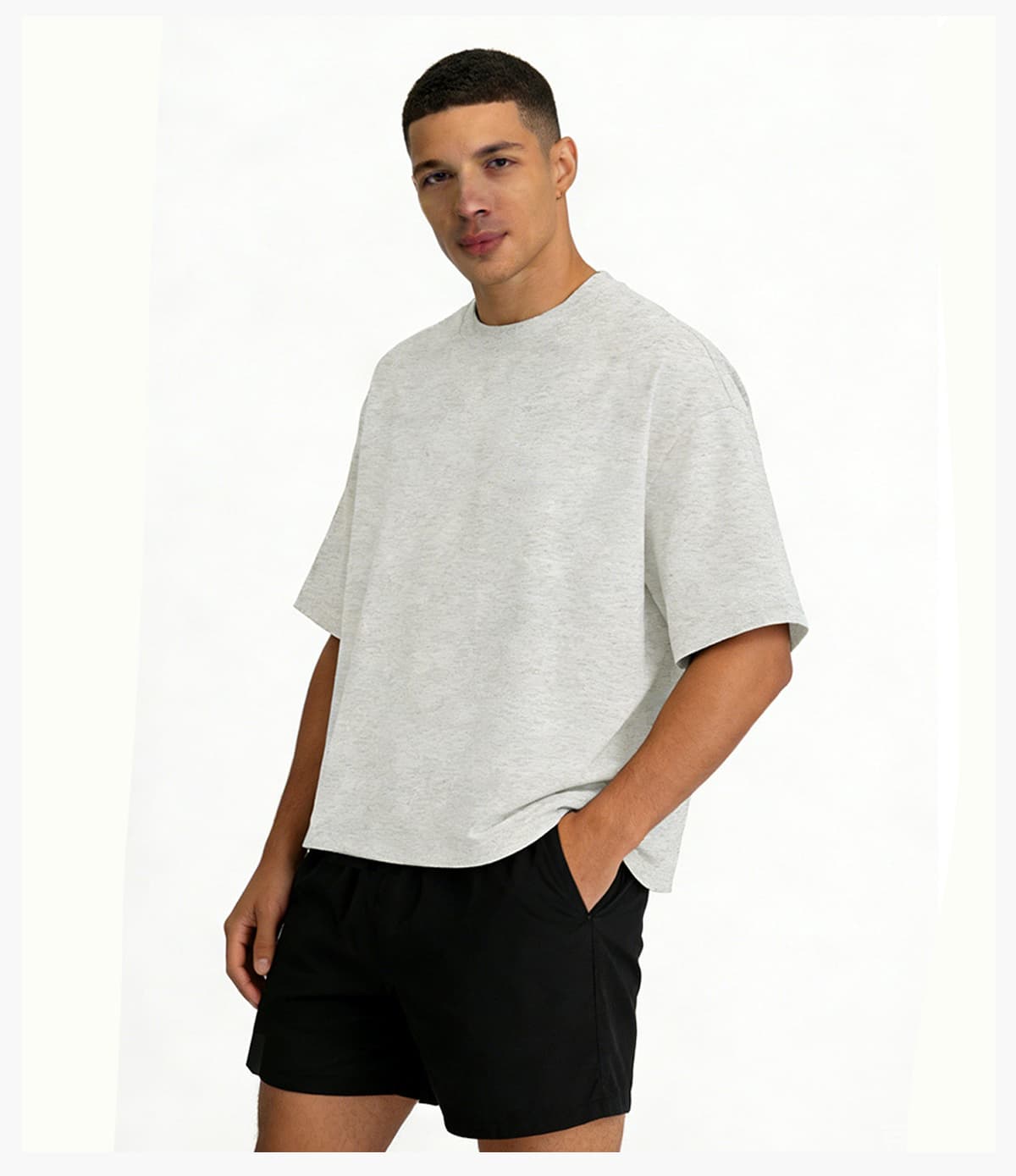 #T1803 Outdoor Boxy Fit 210G Crop T-Shirt 26