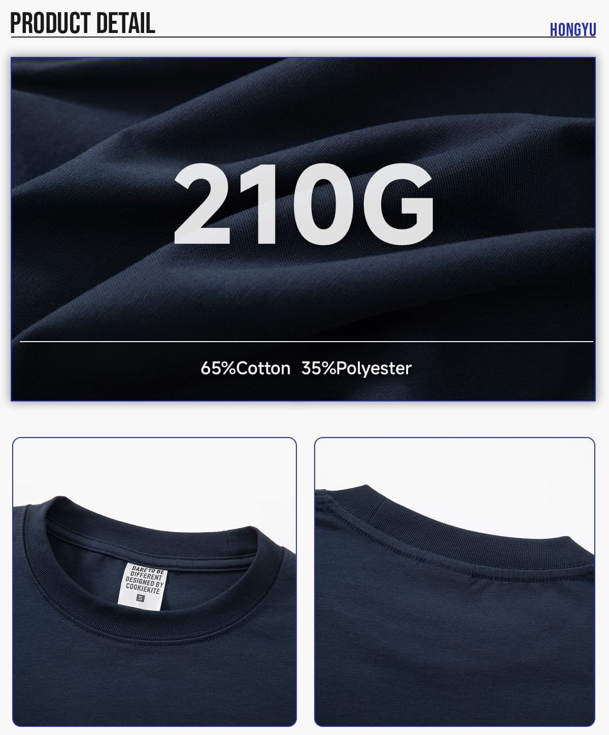#T1803 Outdoor Boxy Fit 210G Crop T-Shirt 14