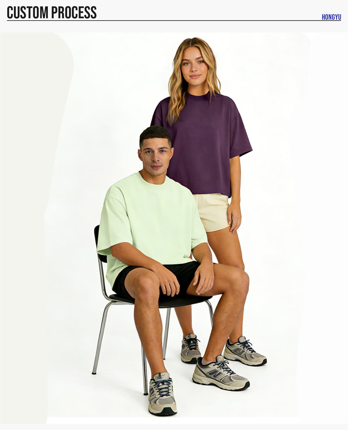 #T1803 Outdoor Boxy Fit 210G Crop T-Shirt 20