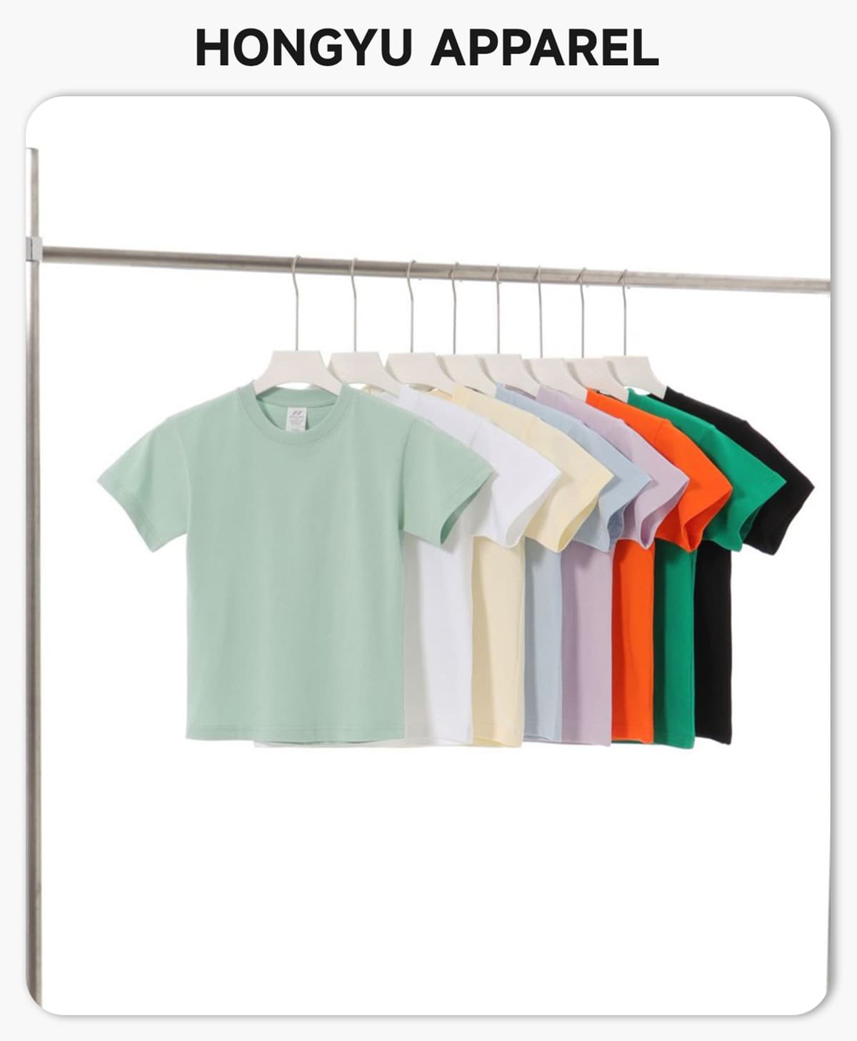 #U-01DT Kids' Basic 230Gsm Cotton T-Shirt 4