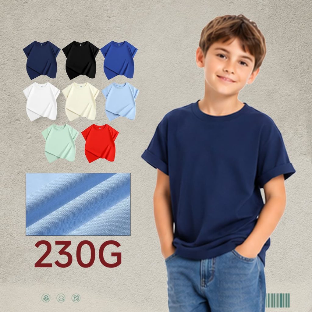 #A18-1 Kids‘ Basic 230gsm Sorona Quick-Dry T-Shirt