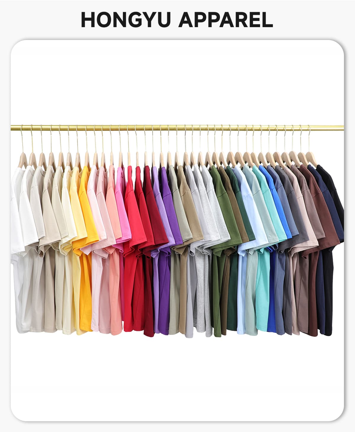 #1042 Oversized 240Gsm 2-Ply Pure Cotton T-Shirt 4