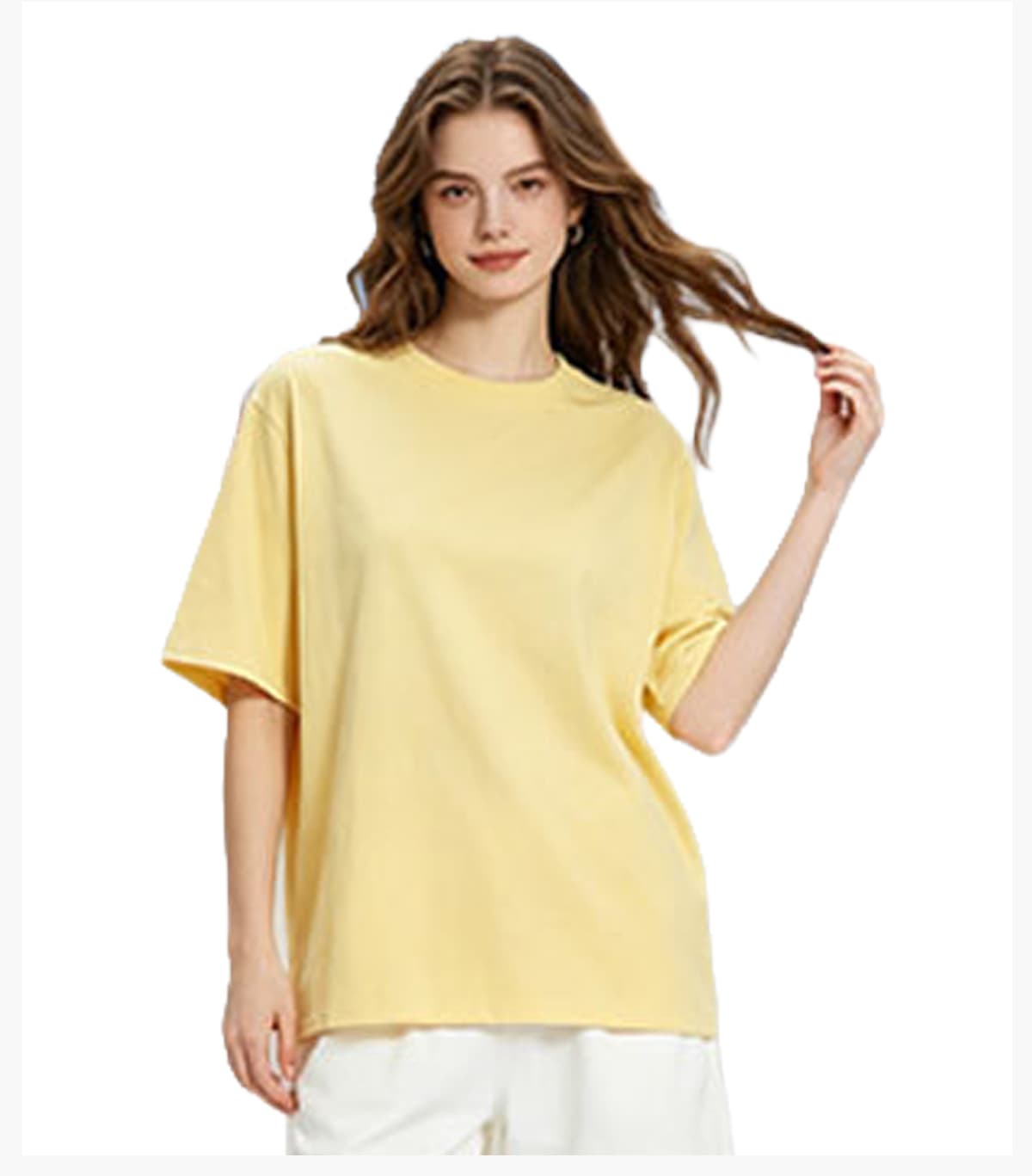 #1042 Oversized 240Gsm 2-Ply Pure Cotton T-Shirt 24