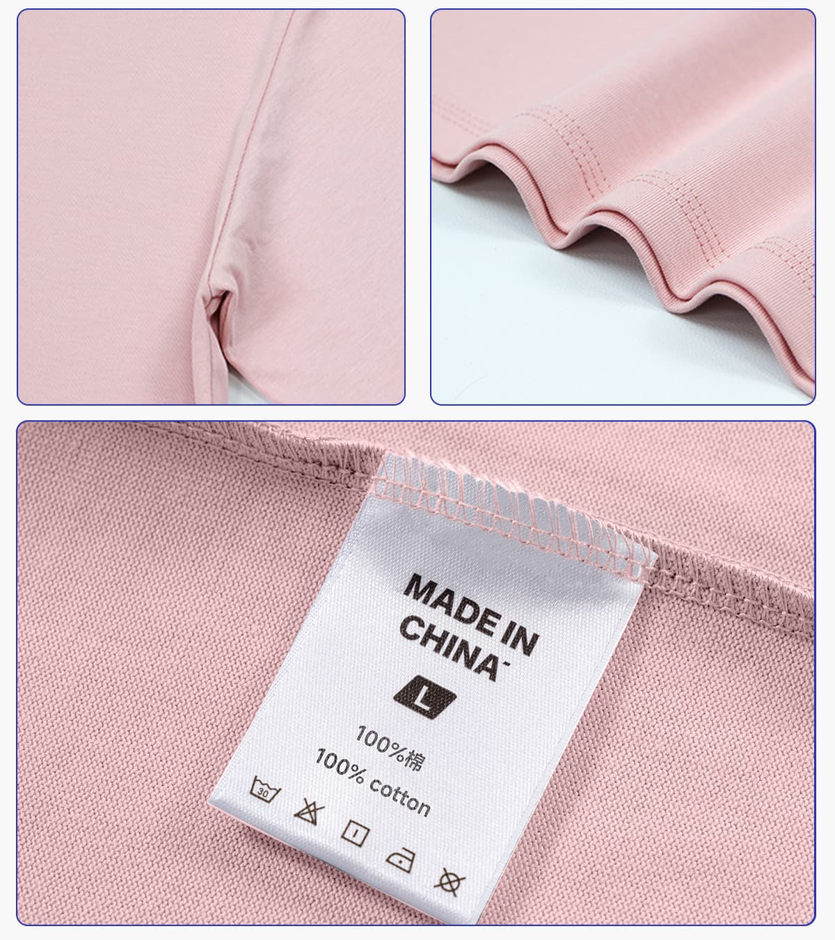 #1042 Oversized 240Gsm 2-Ply Pure Cotton T-Shirt 18