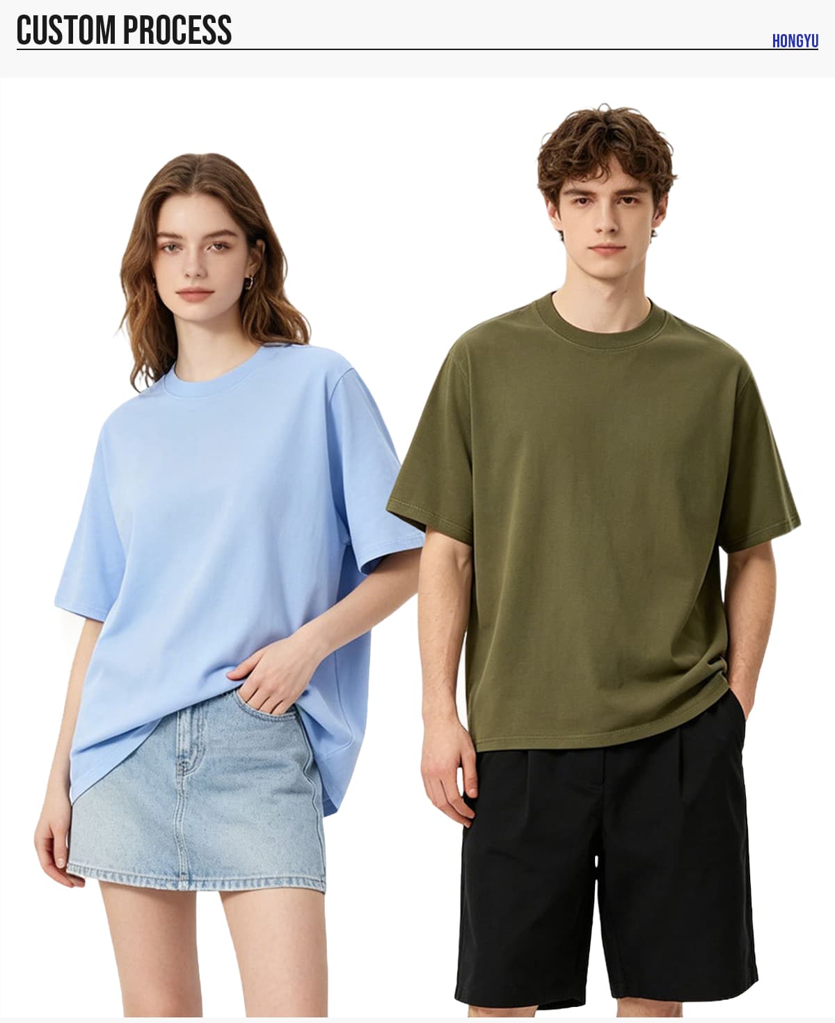 #1052 Oversized 270Gsm Combed Cotton T-Shirt 22