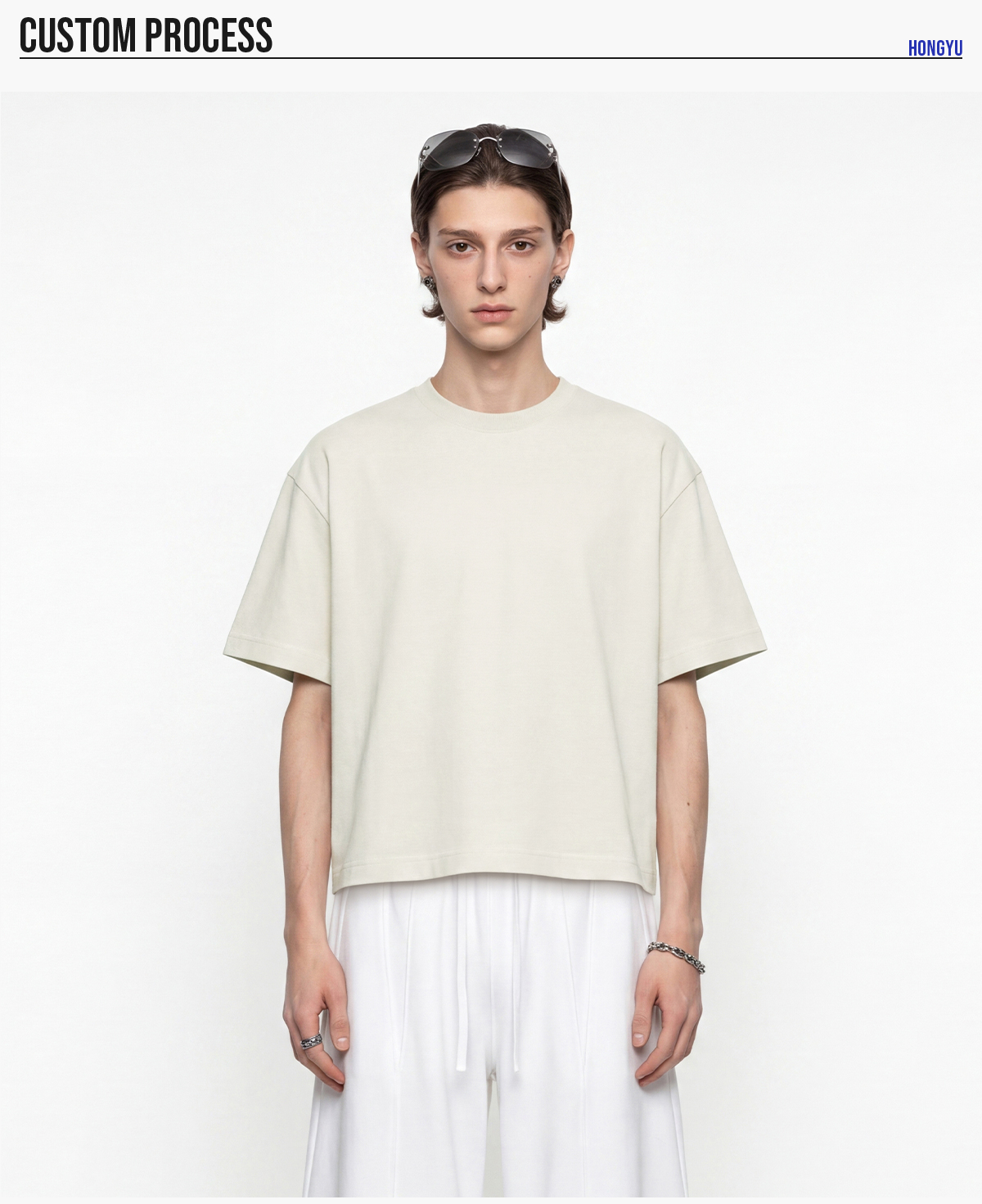 #1108 Heavy 400G Cotton Boxy Fit T-Shirt 18