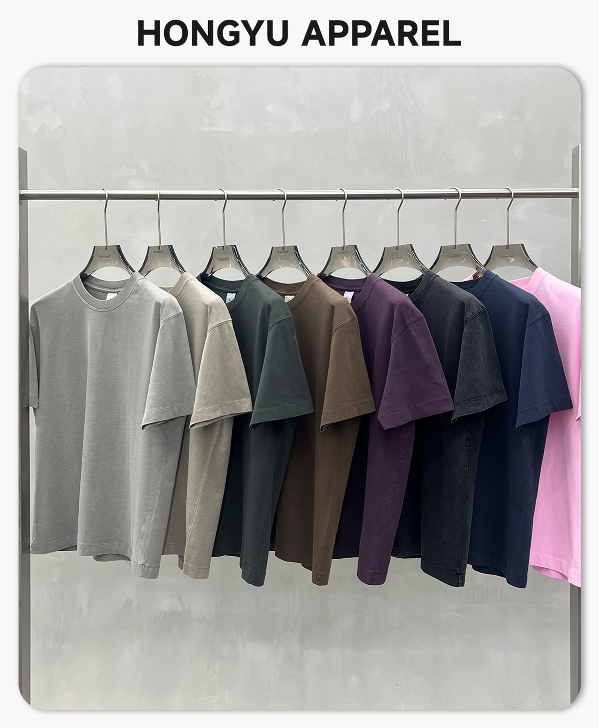 #1168 Vintage Washed Cooling Cotton 230GSM T-Shirt 4