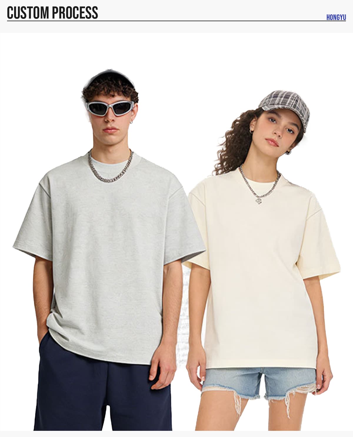 #32D Oversized 300GSM Cotton T-Shirt 20