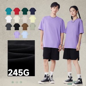 #78013 Oversized 245Gsm 100% Cotton T-Shirt