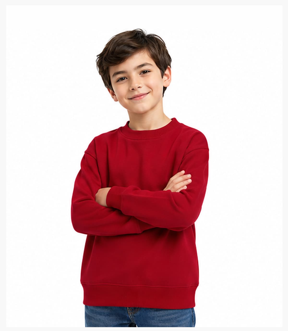 #A01 Kids‘ 350 GSM Fleece Sweatshirt 20