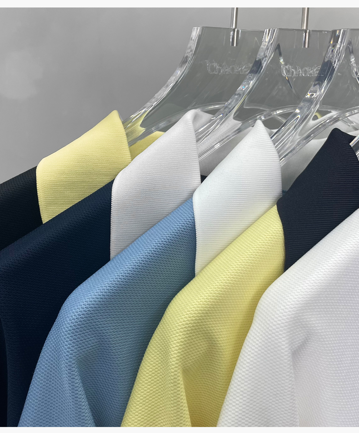 #K1176 Cooling 240G Quick-Dry Boxy Polo T-Shirt 28