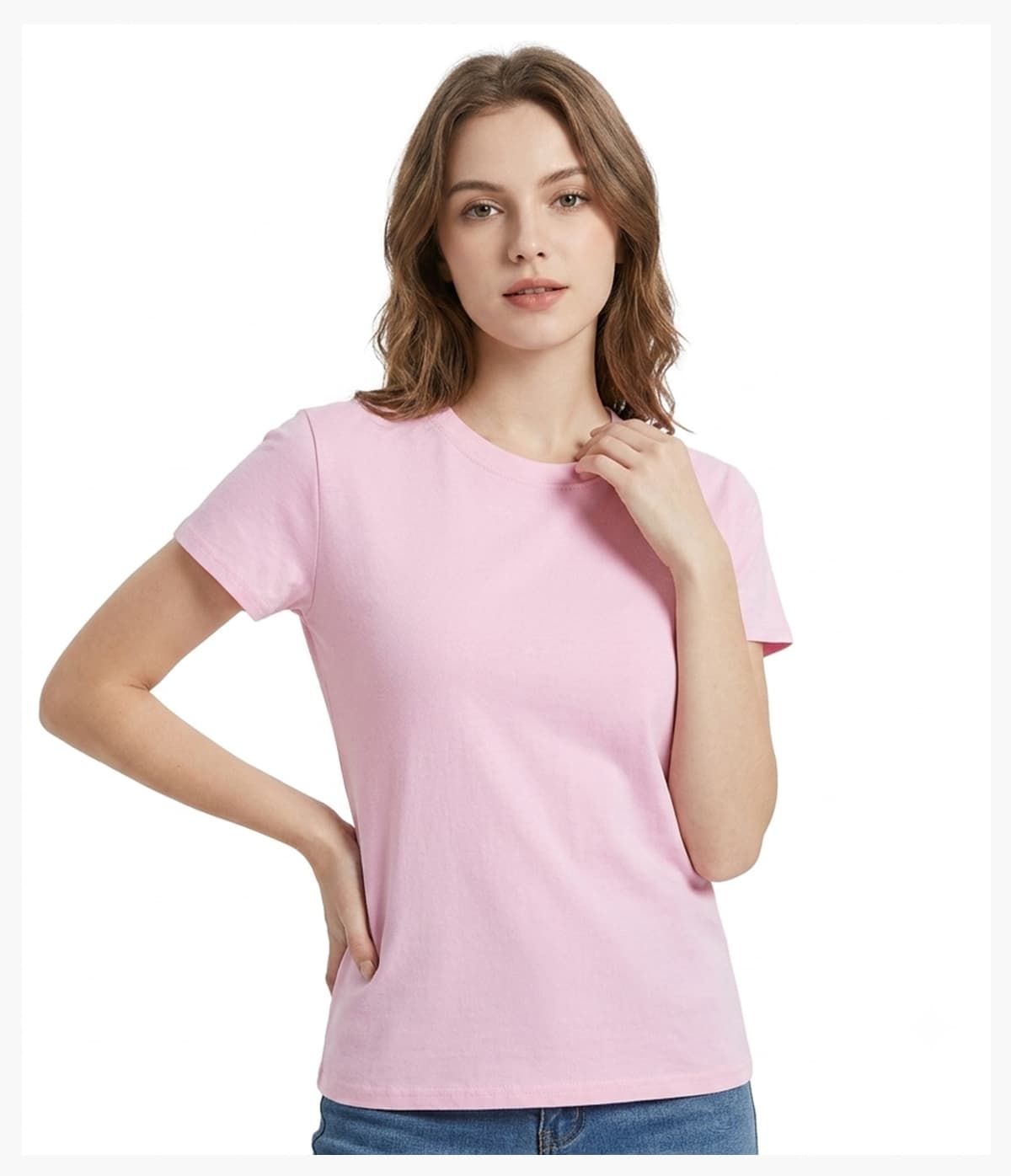 #TH01 Basic Y2K Fit 230GSM T-Shirt Women 20
