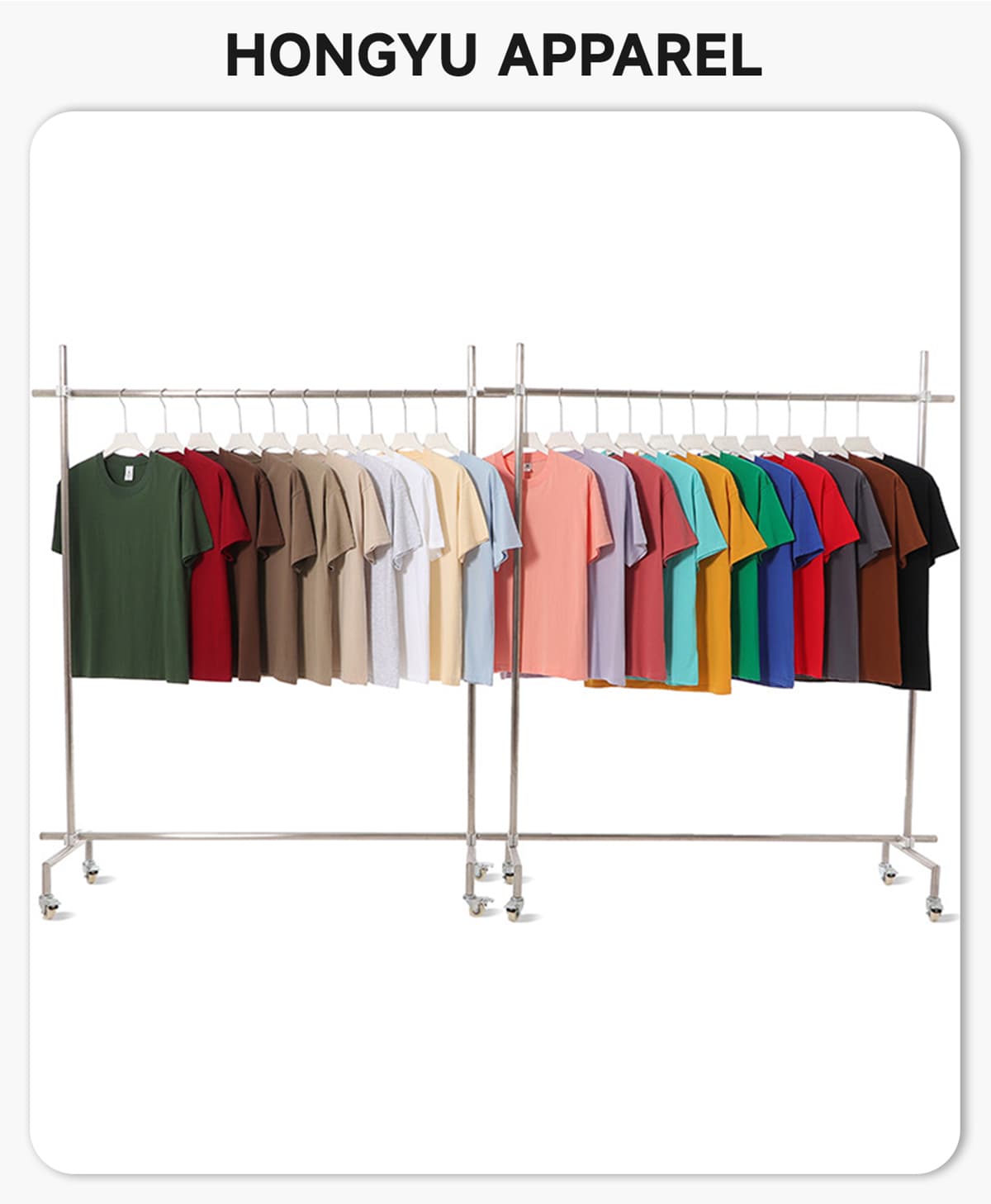 #7701 Oversized 230Gsm Pure Cotton T-Shirt 4