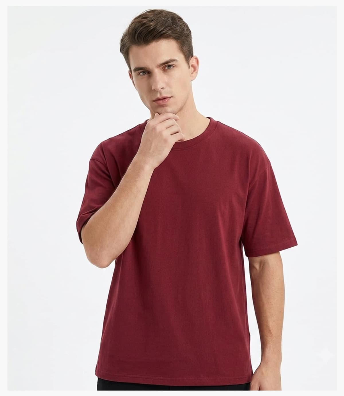#7701 Oversized 230Gsm Pure Cotton T-Shirt 24