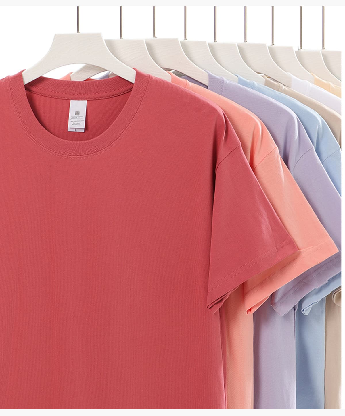 #7701 Oversized 230Gsm Pure Cotton T-Shirt 28